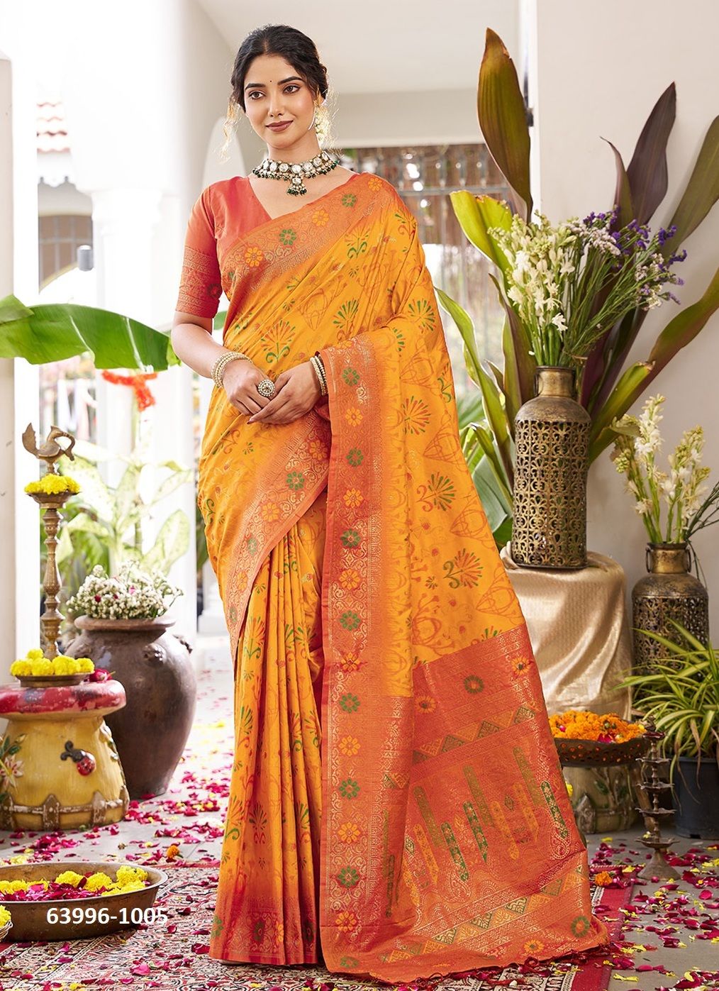 KANCHANA SILK - Catalog # 63996 (Set of 6 Sarees) by Semad Styles KANCHANA SILK - Catalog # 63996 (Set of 6 Sarees) by Semad Styles