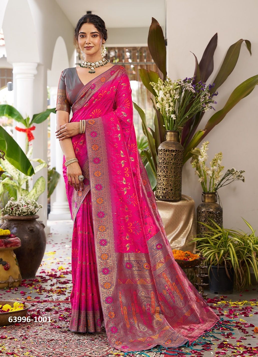 KANCHANA SILK - Catalog # 63996 (Set of 6 Sarees) by Semad Styles KANCHANA SILK - Catalog # 63996 (Set of 6 Sarees) by Semad Styles