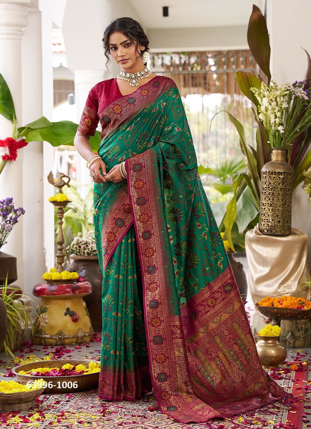 KANCHANA SILK - Catalog # 63996 (Set of 6 Sarees) by Semad Styles KANCHANA SILK - Catalog # 63996 (Set of 6 Sarees) by Semad Styles