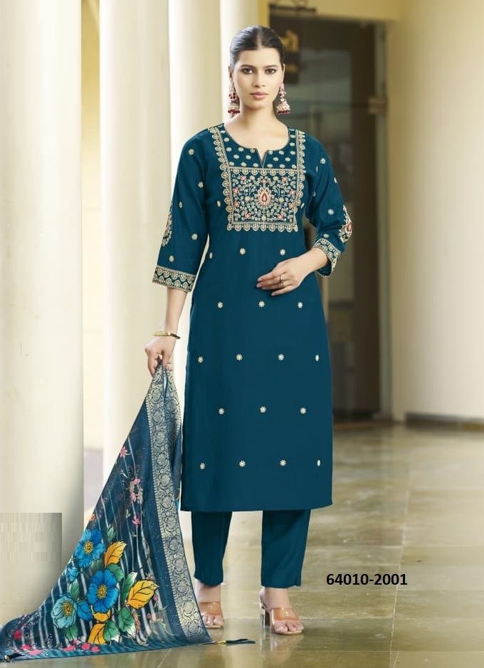 DIANA 2 - Catalog # 64010 (Set of 6 Readymade Salwar Suits) by Woodee Ahmedabad DIANA 2 - Catalog # 64010 (Set of 6 Readymade Salwar Suits) by Woodee Ahmedabad