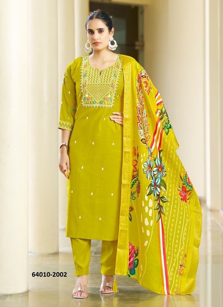 DIANA 2 - Catalog # 64010 (Set of 6 Readymade Salwar Suits) by Woodee Ahmedabad DIANA 2 - Catalog # 64010 (Set of 6 Readymade Salwar Suits) by Woodee Ahmedabad