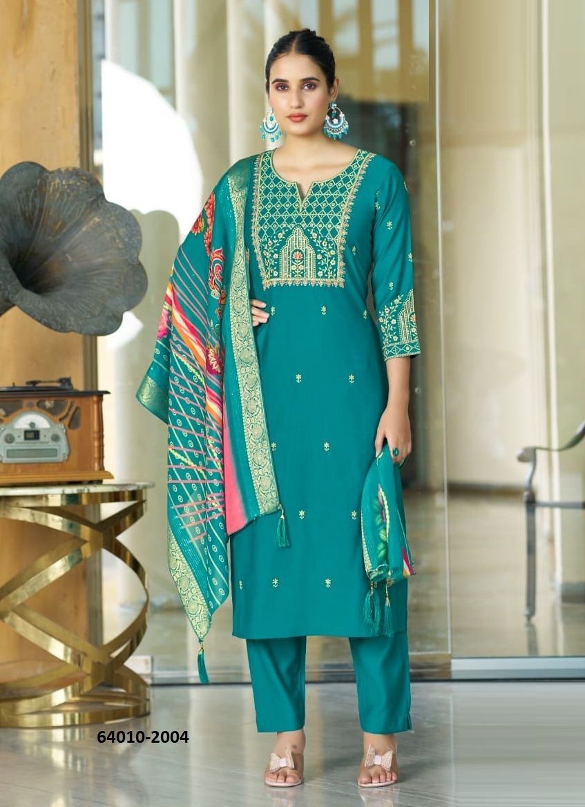 DIANA 2 - Catalog # 64010 (Set of 6 Readymade Salwar Suits) by Woodee Ahmedabad DIANA 2 - Catalog # 64010 (Set of 6 Readymade Salwar Suits) by Woodee Ahmedabad