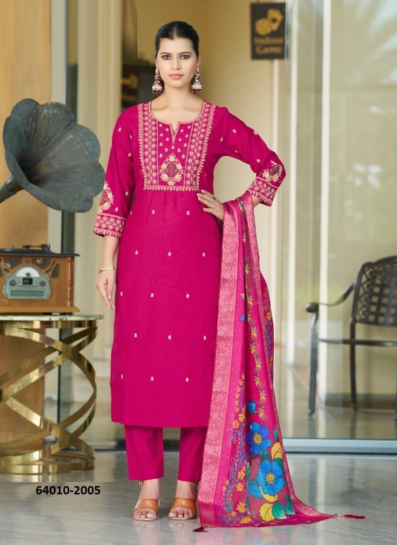 DIANA 2 - Catalog # 64010 (Set of 6 Readymade Salwar Suits) by Woodee Ahmedabad DIANA 2 - Catalog # 64010 (Set of 6 Readymade Salwar Suits) by Woodee Ahmedabad
