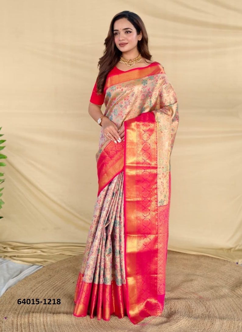 SARASWATI - Catalog # 64015 (Set of 5 Sarees) by Semad Styles SARASWATI - Catalog # 64015 (Set of 5 Sarees) by Semad Styles