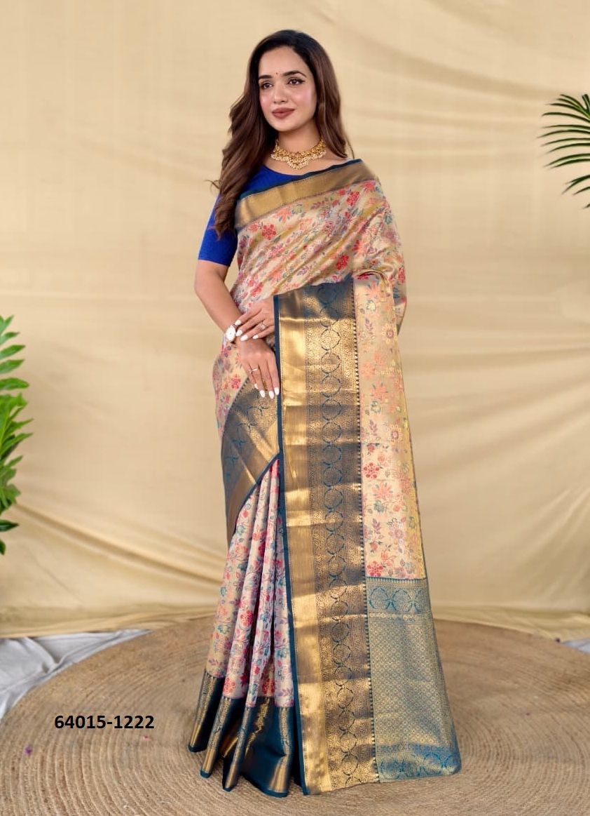 SARASWATI - Catalog # 64015 (Set of 5 Sarees) by Semad Styles SARASWATI - Catalog # 64015 (Set of 5 Sarees) by Semad Styles
