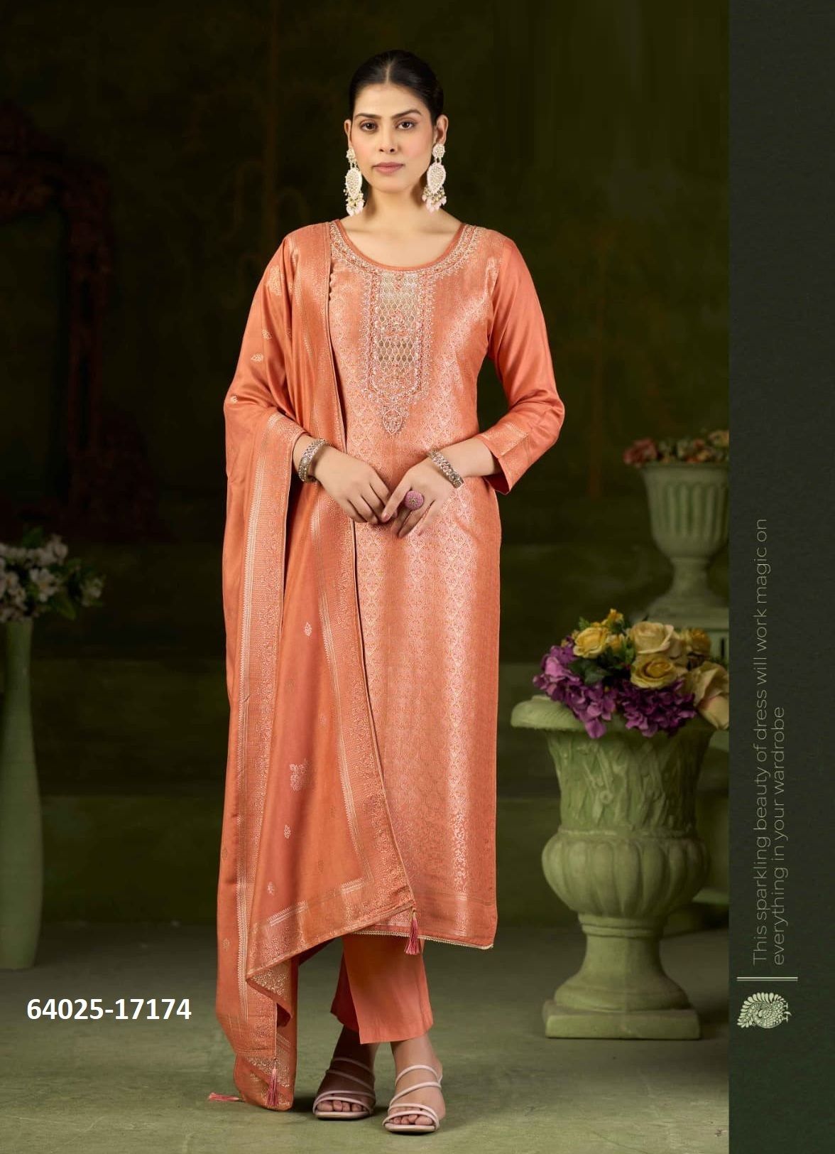 DEBOTRI 3 - Catalog # 64025 (Set of 6 Semi-Stitched / Un-Stitched Suits) by AAA by KalaRang DEBOTRI 3 - Catalog # 64025 (Set of 6 Semi-Stitched / Un-Stitched Suits) by AAA by KalaRang