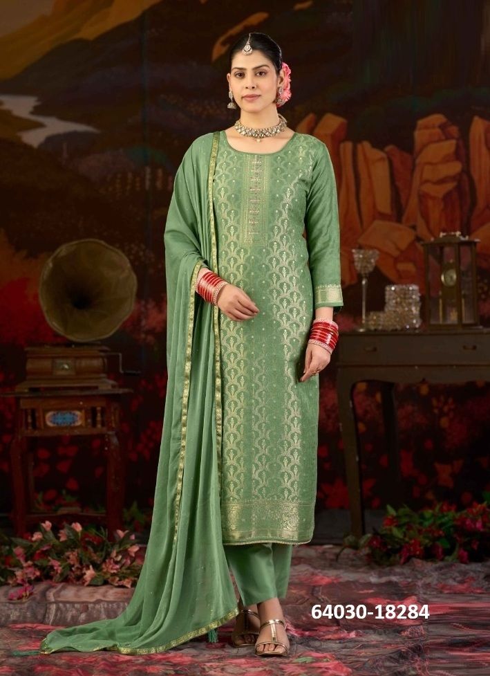KOYAL 5 - Catalog # 64030 (Set of 6 Semi-Stitched / Un-Stitched Suits) by AAA by KalaRang