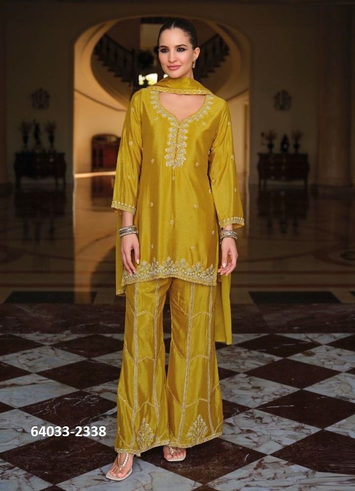 MIRAH - Catalog # 64033 (Set of 3 Readymade Salwar Suits) by Eba Lifestyle