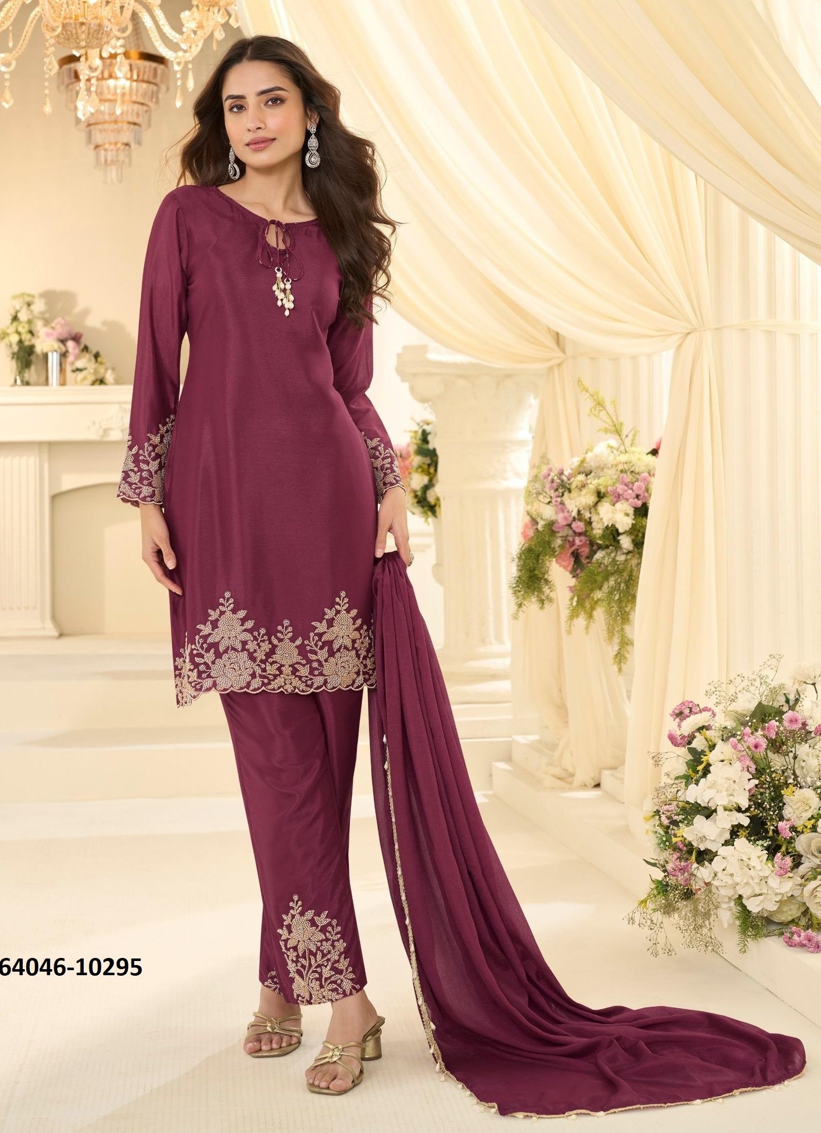 BEADS COLLECTION - Catalog # 64046 (Set of 3 Readymade Salwar Suits) by Sayuri Designer BEADS COLLECTION - Catalog # 64046 (Set of 3 Readymade Salwar Suits) by Sayuri Designer