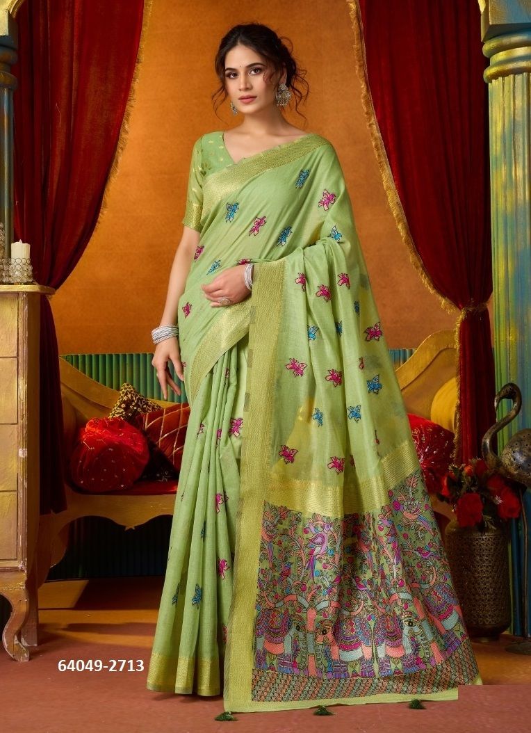 SHRUTI 2 - Catalog # 64049 (Set of 6 Sarees) by Gobuni SHRUTI 2 - Catalog # 64049 (Set of 6 Sarees) by Gobuni