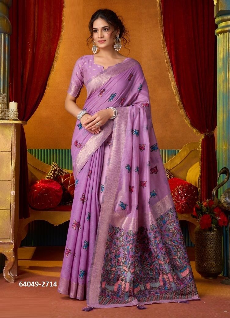 SHRUTI 2 - Catalog # 64049 (Set of 6 Sarees) by Gobuni SHRUTI 2 - Catalog # 64049 (Set of 6 Sarees) by Gobuni