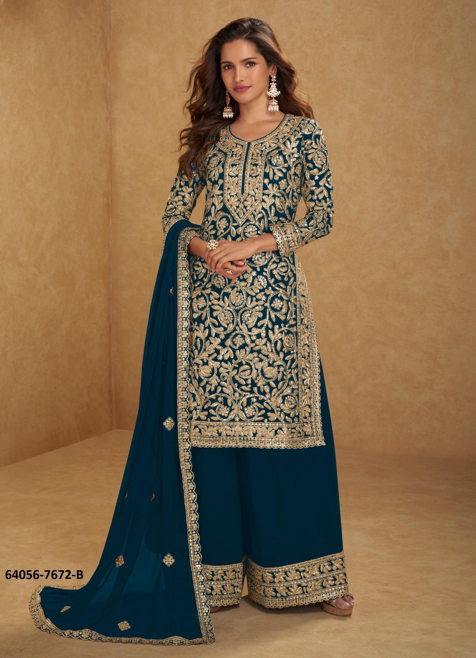 SUHANI - Catalog # 64056 (Set of 5 Readymade Salwar Suits) by GULKAYRA DESIGNER SUHANI - Catalog # 64056 (Set of 5 Readymade Salwar Suits) by GULKAYRA DESIGNER