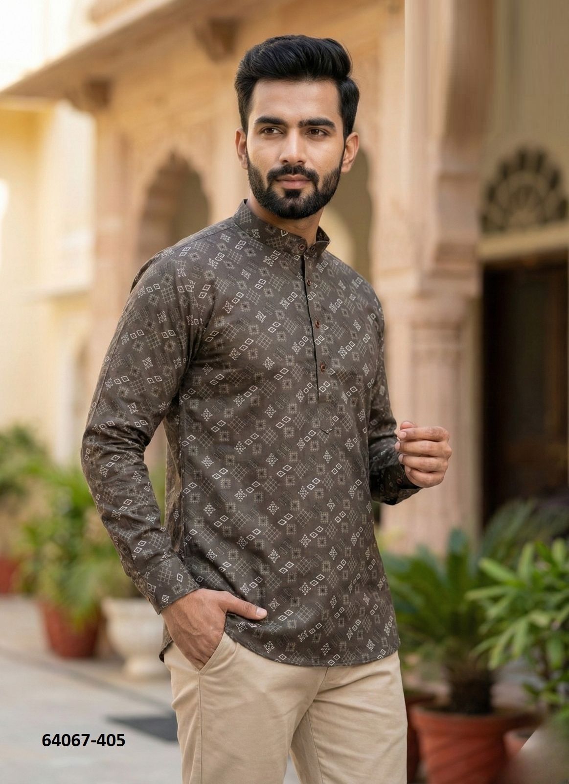 DESI CLUB - Catalog # 64067 (Set of 7 Men's Ethnic Wear) by Tentmen Clothing