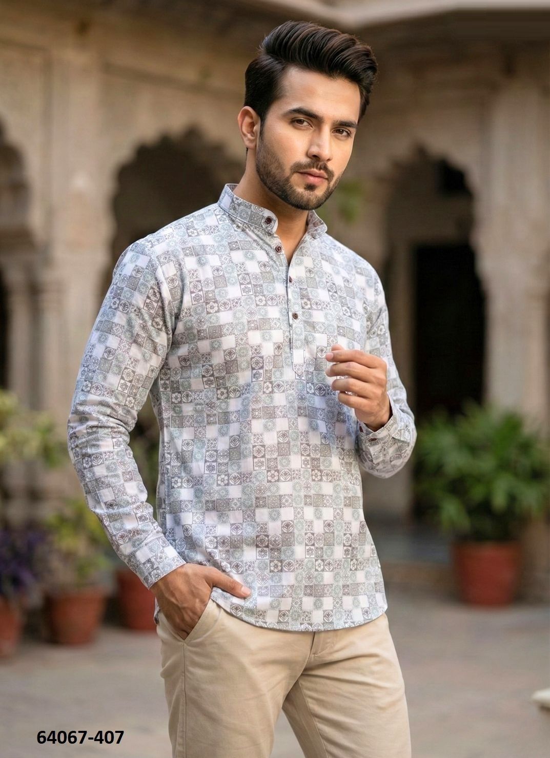 DESI CLUB - Catalog # 64067 (Set of 7 Men's Ethnic Wear) by Tentmen Clothing