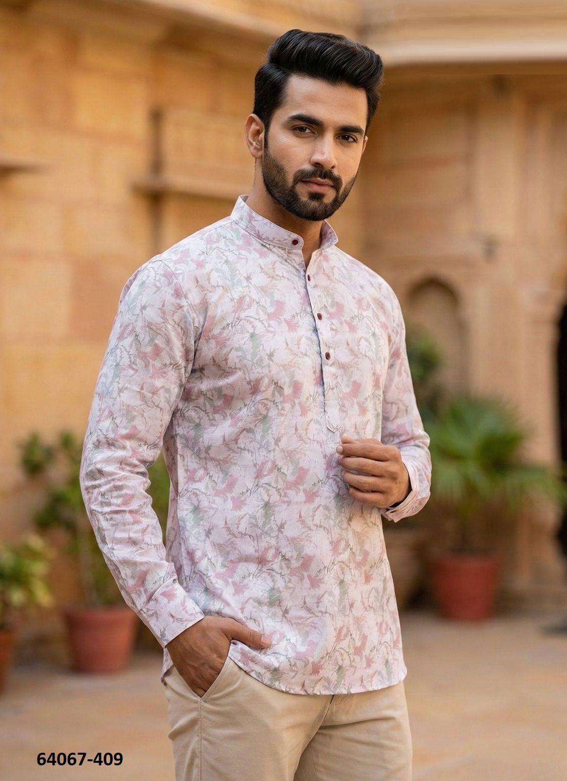 DESI CLUB - Catalog # 64067 (Set of 7 Men's Ethnic Wear) by Tentmen Clothing