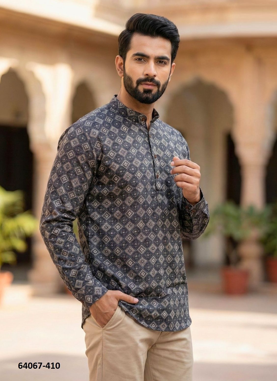 DESI CLUB - Catalog # 64067 (Set of 7 Men's Ethnic Wear) by Tentmen Clothing
