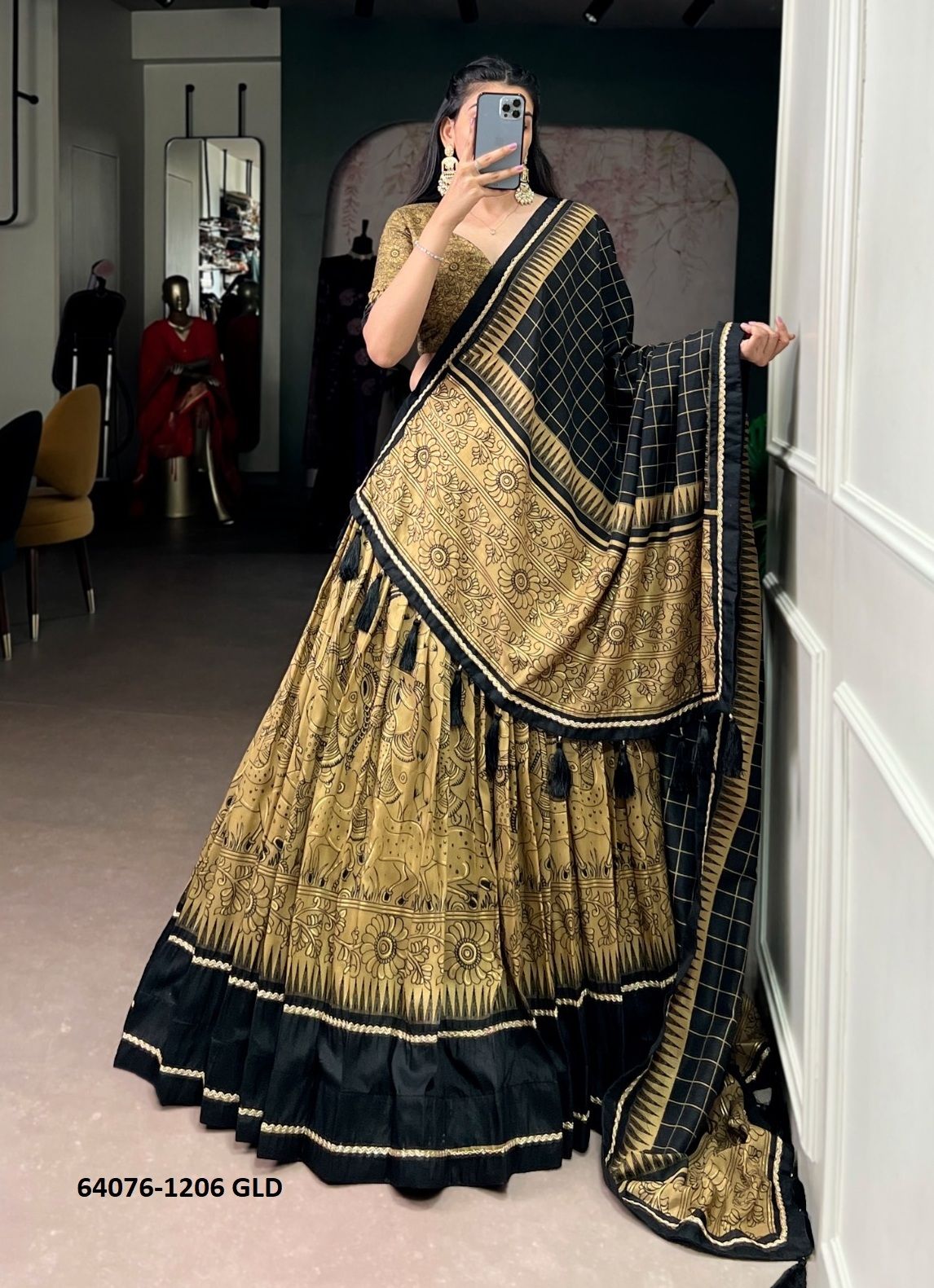 ISHANYA 1206 - Catalog # 64076 (Set of 4 Semi-Stitched Lehengas) by RAW LEMON ISHANYA 1206 - Catalog # 64076 (Set of 4 Semi-Stitched Lehengas) by RAW LEMON