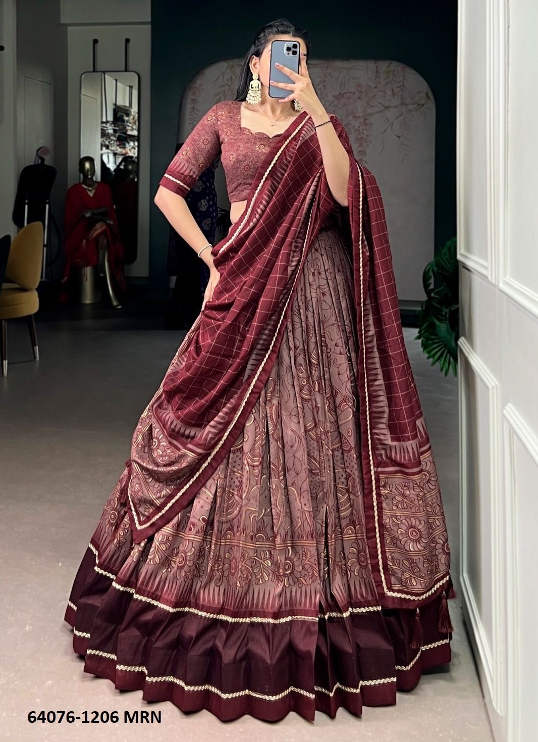 ISHANYA 1206 - Catalog # 64076 (Set of 4 Semi-Stitched Lehengas) by RAW LEMON ISHANYA 1206 - Catalog # 64076 (Set of 4 Semi-Stitched Lehengas) by RAW LEMON