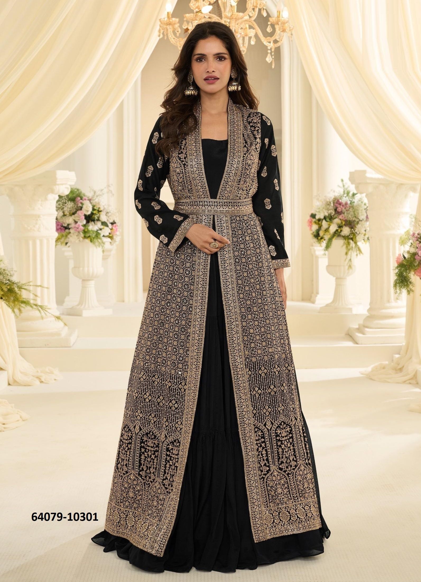 MASTANI - Catalog # 64079 (Set of 3 Readymade Gowns) by SAYURI DESIGNER MASTANI - Catalog # 64079 (Set of 3 Readymade Gowns) by SAYURI DESIGNER