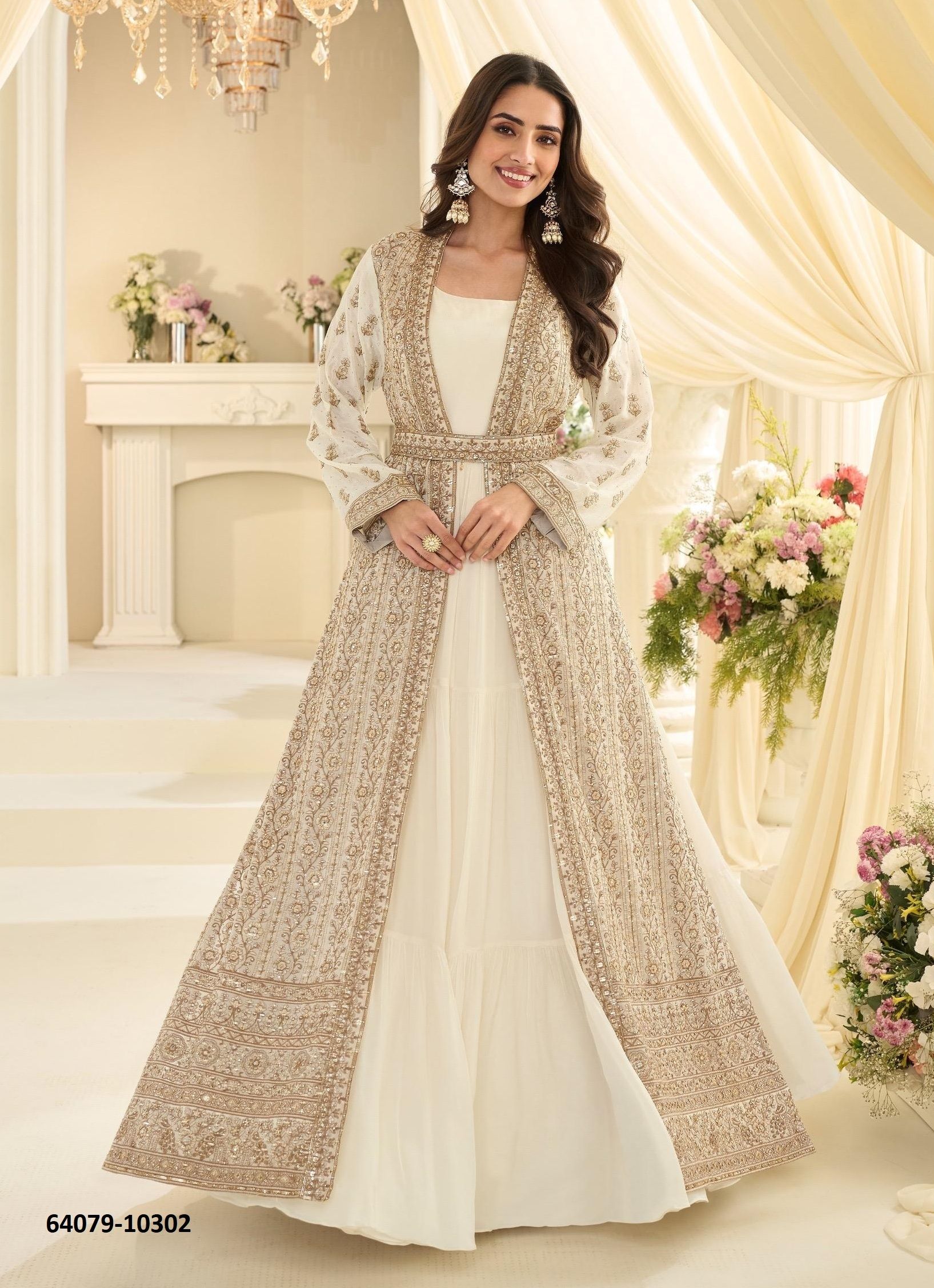 MASTANI - Catalog # 64079 (Set of 3 Readymade Gowns) by SAYURI DESIGNER MASTANI - Catalog # 64079 (Set of 3 Readymade Gowns) by SAYURI DESIGNER