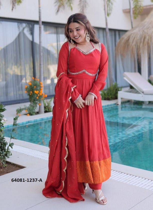 SERIES 1237 - Catalog # 64081 (Set of 2 Readymade Salwar Suits) SERIES 1237 - Catalog # 64081 (Set of 2 Readymade Salwar Suits)