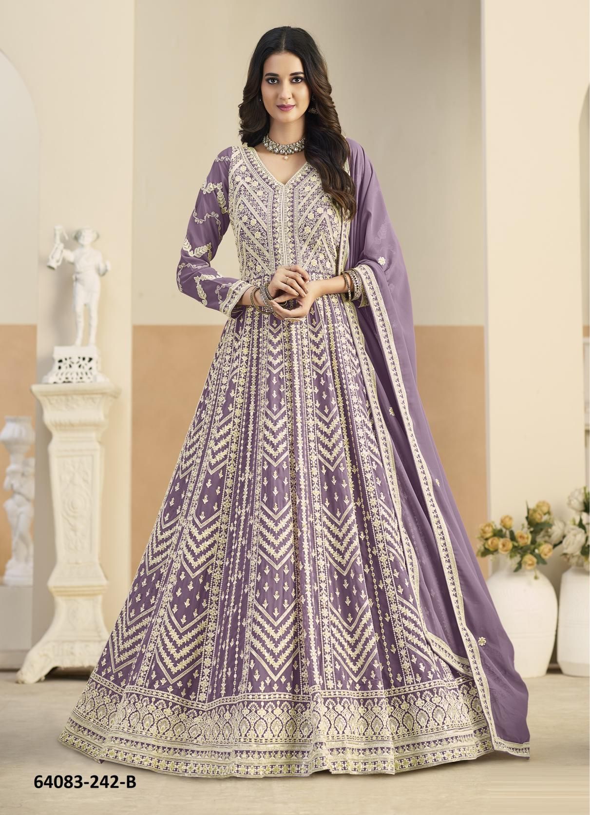 AANAYA 242 - Catalog # 64083 (Set of 4 Readymade Salwar Suits) AANAYA 242 - Catalog # 64083 (Set of 4 Readymade Salwar Suits)
