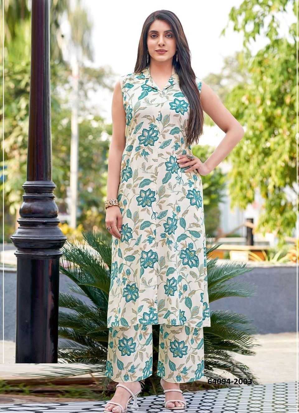 SAMIKSHA - Catalog # 64094 (Set of 6 Tops With Bottoms)