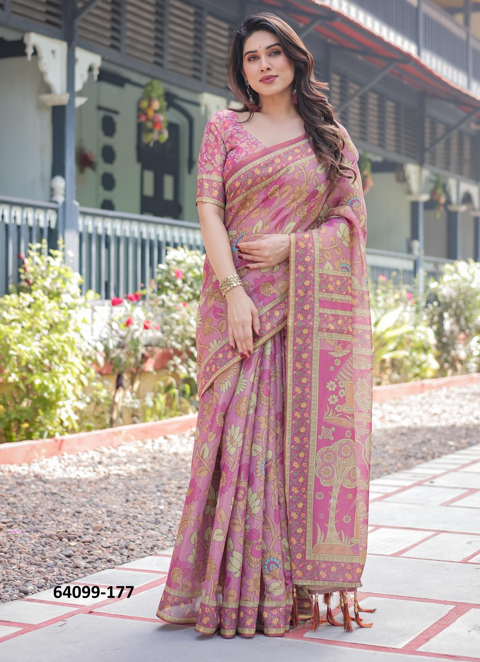 HANDLOOM COTTON SERIES 175-184 - Catalog # 64099 (Set of 10 Sarees) HANDLOOM COTTON SERIES 175-184 - Catalog # 64099 (Set of 10 Sarees)