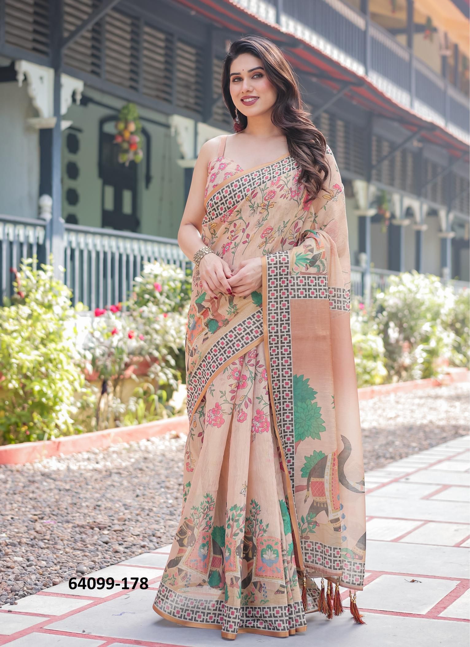 HANDLOOM COTTON SERIES 175-184 - Catalog # 64099 (Set of 10 Sarees) HANDLOOM COTTON SERIES 175-184 - Catalog # 64099 (Set of 10 Sarees)