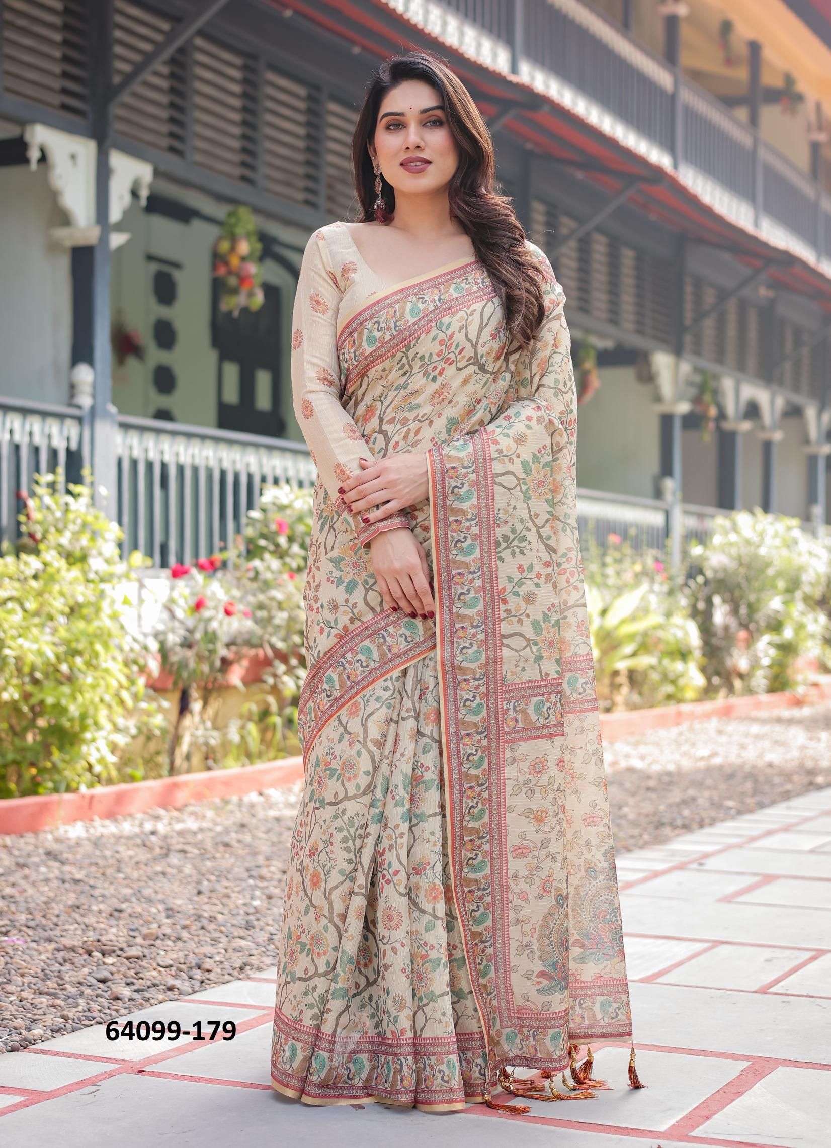 HANDLOOM COTTON SERIES 175-184 - Catalog # 64099 (Set of 10 Sarees) HANDLOOM COTTON SERIES 175-184 - Catalog # 64099 (Set of 10 Sarees)