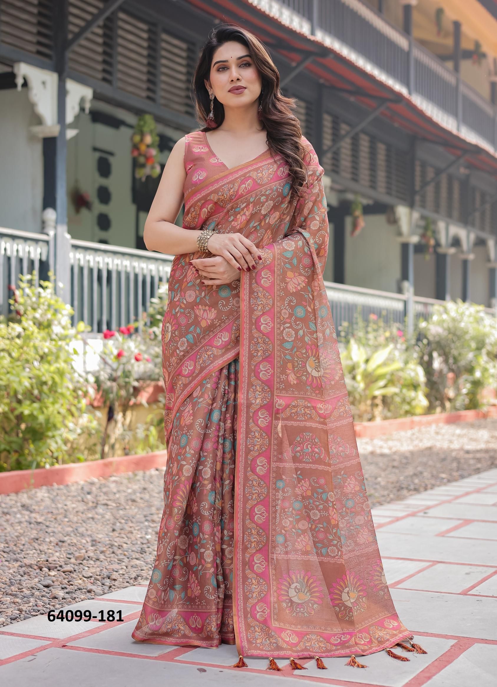 HANDLOOM COTTON SERIES 175-184 - Catalog # 64099 (Set of 10 Sarees) HANDLOOM COTTON SERIES 175-184 - Catalog # 64099 (Set of 10 Sarees)