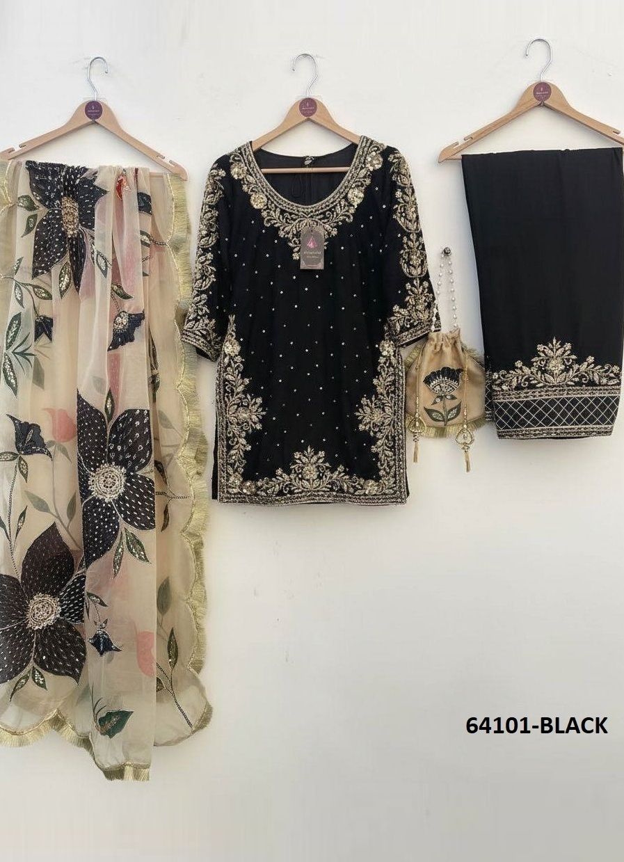 SERIES 2060 - Catalog # 64101 (Set of 4 Readymade Salwar Suits) SERIES 2060 - Catalog # 64101 (Set of 4 Readymade Salwar Suits)