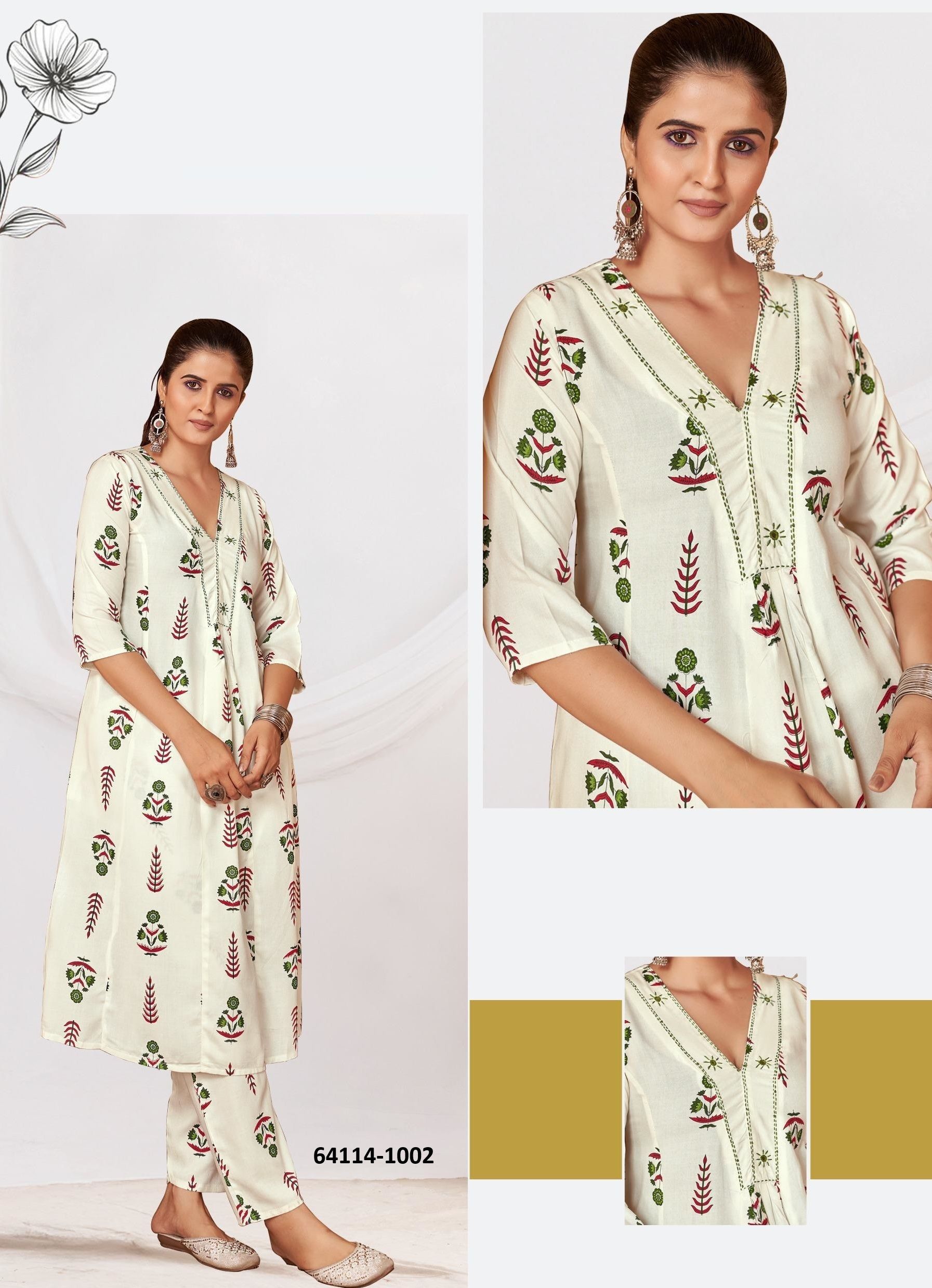 WOMAN WORLD 2 - Catalog # 64114 (Set of 4 Tops With Bottoms)