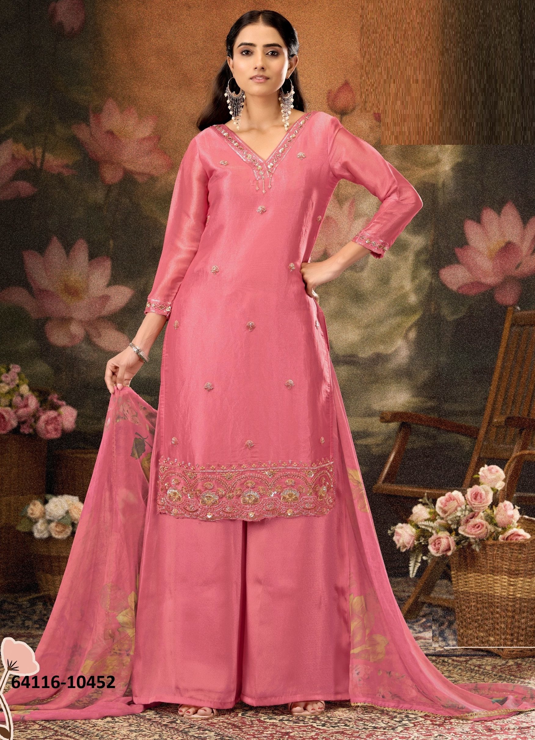 KAJAL - Catalog # 64116 (Set of 4 Readymade Salwar Suits)