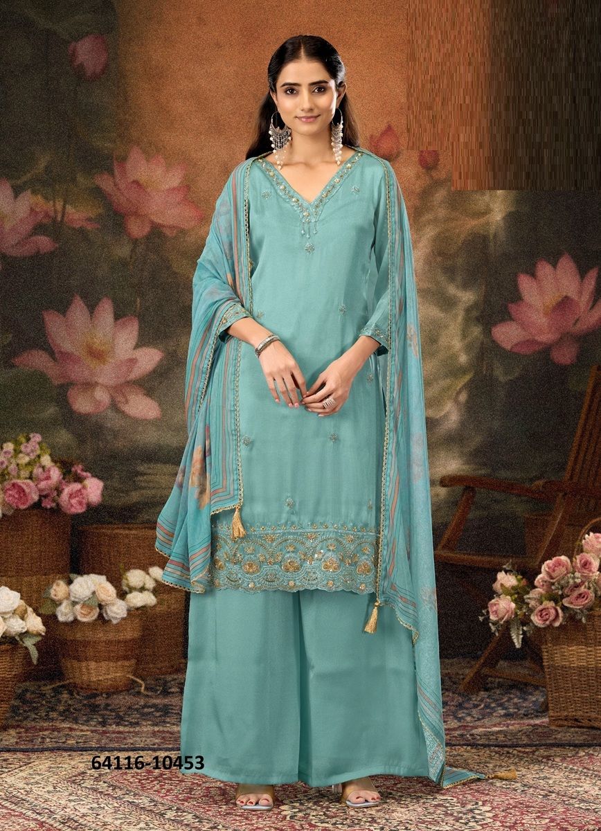 KAJAL - Catalog # 64116 (Set of 4 Readymade Salwar Suits)