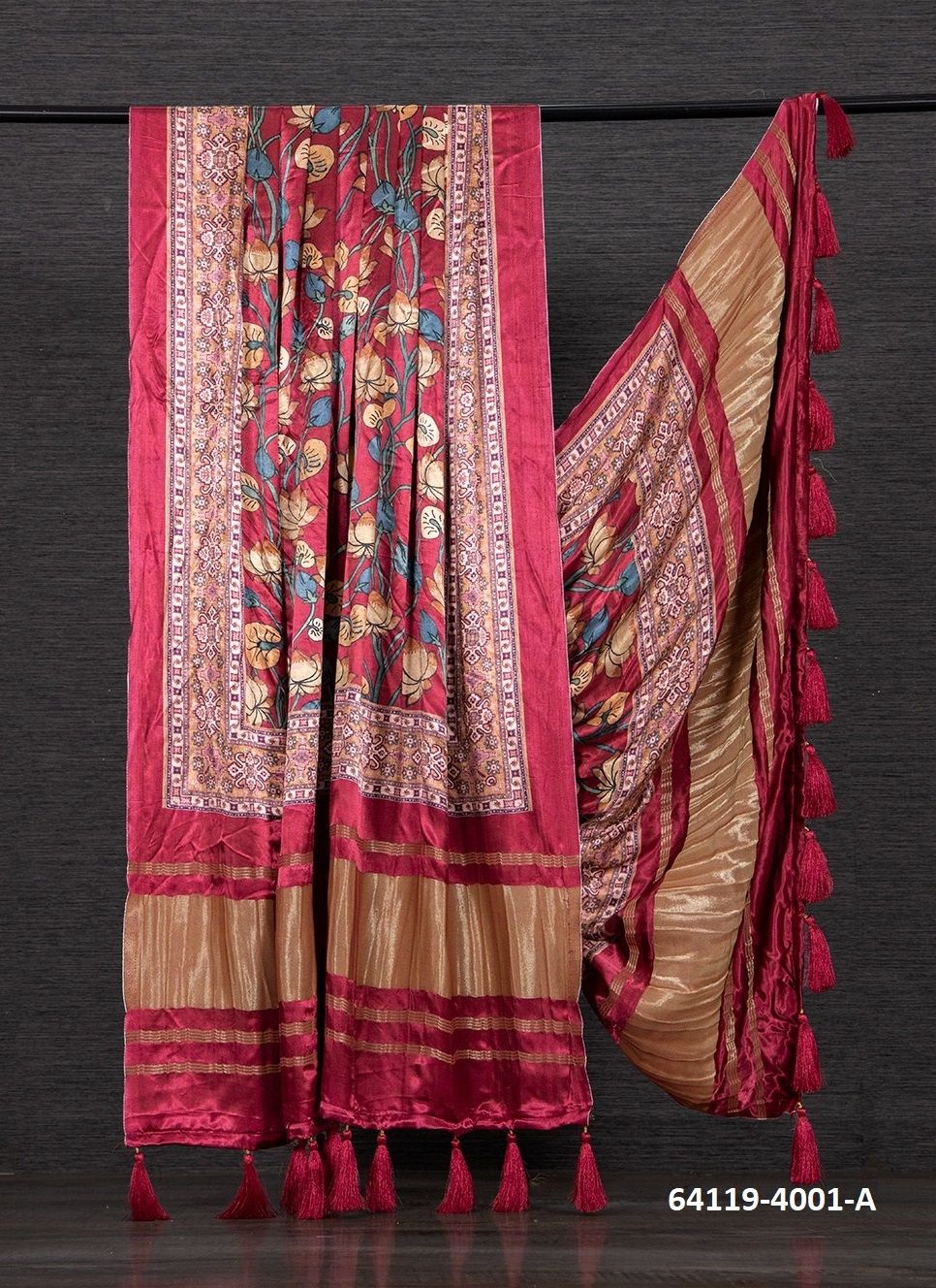 PURE GAJJI SILK BANDHANI PRINTS - Catalog # 64119 (Set of 7 Only Dupattas) PURE GAJJI SILK BANDHANI PRINTS - Catalog # 64119 (Set of 7 Only Dupattas)