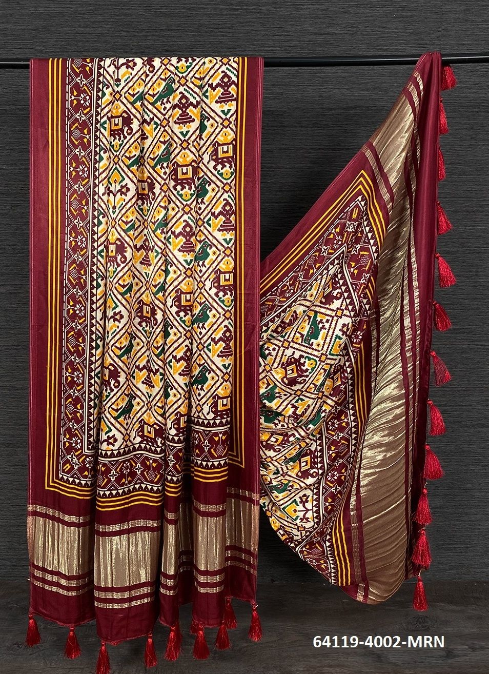 PURE GAJJI SILK BANDHANI PRINTS - Catalog # 64119 (Set of 7 Only Dupattas) PURE GAJJI SILK BANDHANI PRINTS - Catalog # 64119 (Set of 7 Only Dupattas)