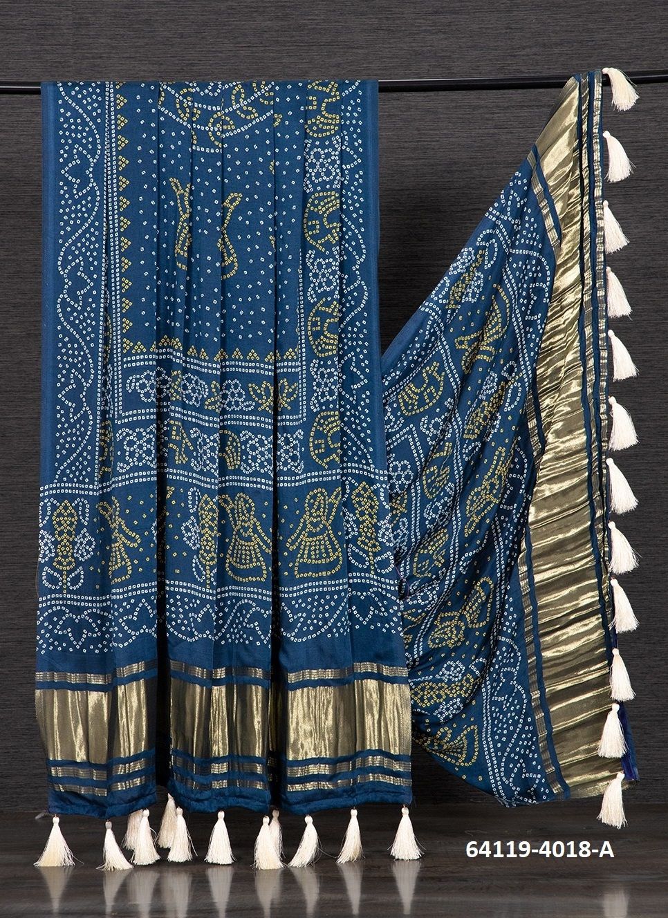PURE GAJJI SILK BANDHANI PRINTS - Catalog # 64119 (Set of 7 Only Dupattas) PURE GAJJI SILK BANDHANI PRINTS - Catalog # 64119 (Set of 7 Only Dupattas)
