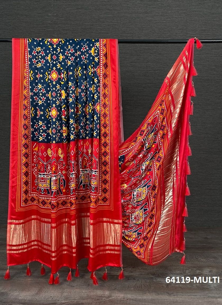 PURE GAJJI SILK BANDHANI PRINTS - Catalog # 64119 (Set of 7 Only Dupattas) PURE GAJJI SILK BANDHANI PRINTS - Catalog # 64119 (Set of 7 Only Dupattas)