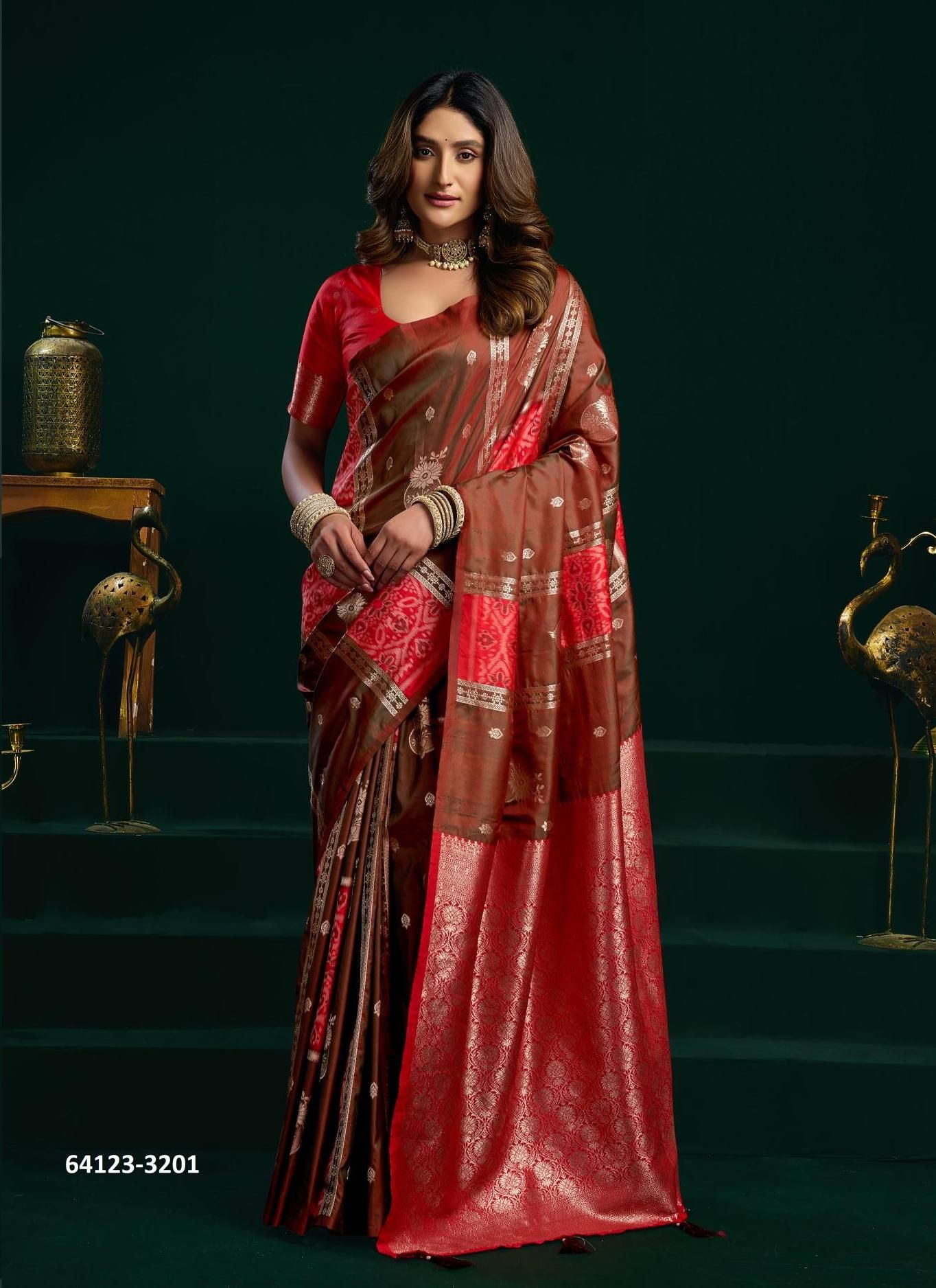 SWARA - Catalog # 64123 (Set of 6 Sarees) SWARA - Catalog # 64123 (Set of 6 Sarees)