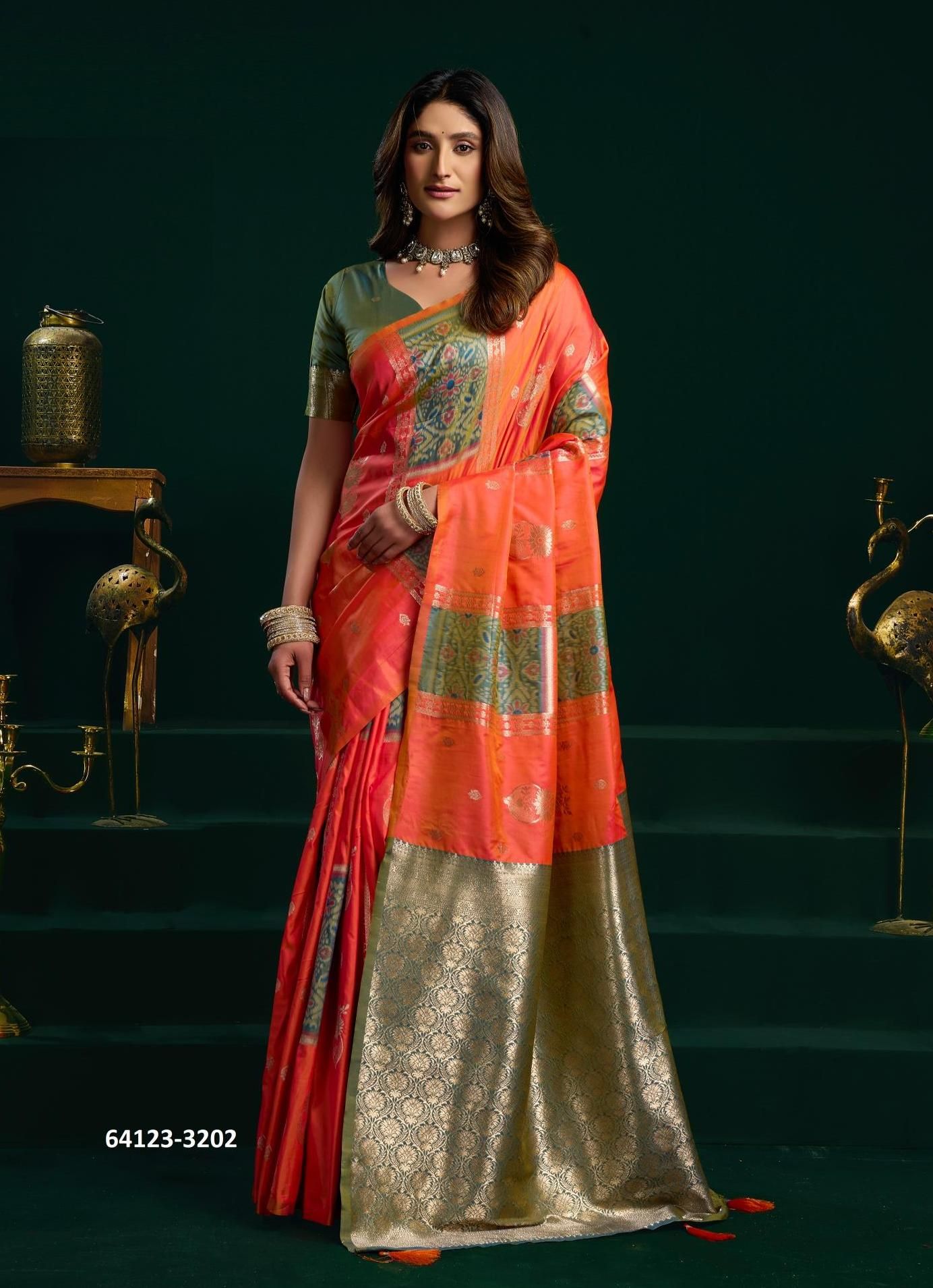 SWARA - Catalog # 64123 (Set of 6 Sarees) SWARA - Catalog # 64123 (Set of 6 Sarees)