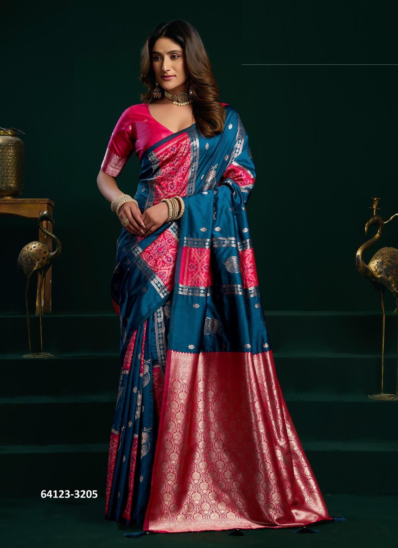 SWARA - Catalog # 64123 (Set of 6 Sarees) SWARA - Catalog # 64123 (Set of 6 Sarees)