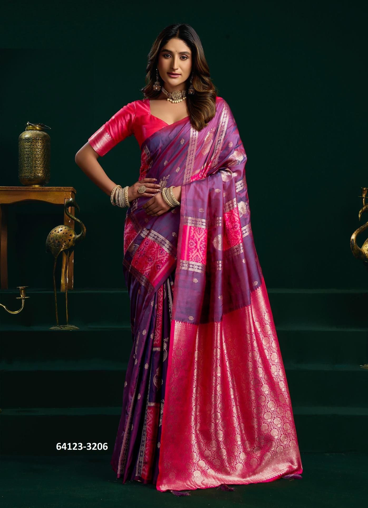SWARA - Catalog # 64123 (Set of 6 Sarees) SWARA - Catalog # 64123 (Set of 6 Sarees)