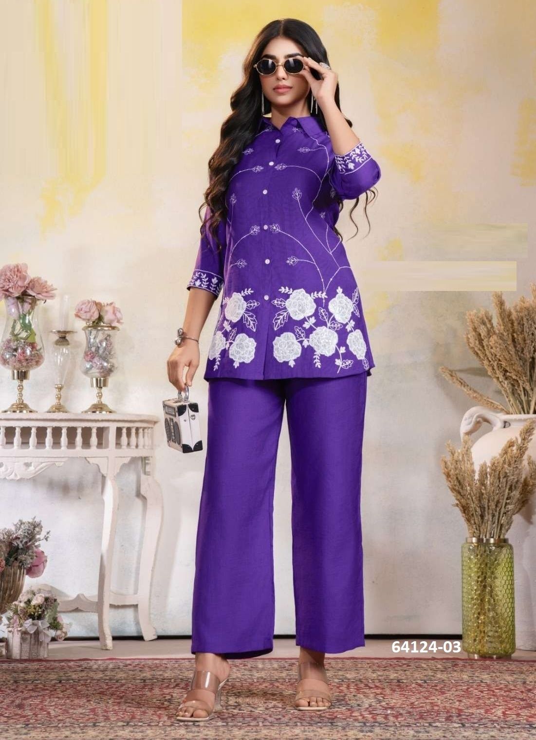 KVISHA - Catalog # 64124 (Set of 6 Tops With Bottoms) KVISHA - Catalog # 64124 (Set of 6 Tops With Bottoms)