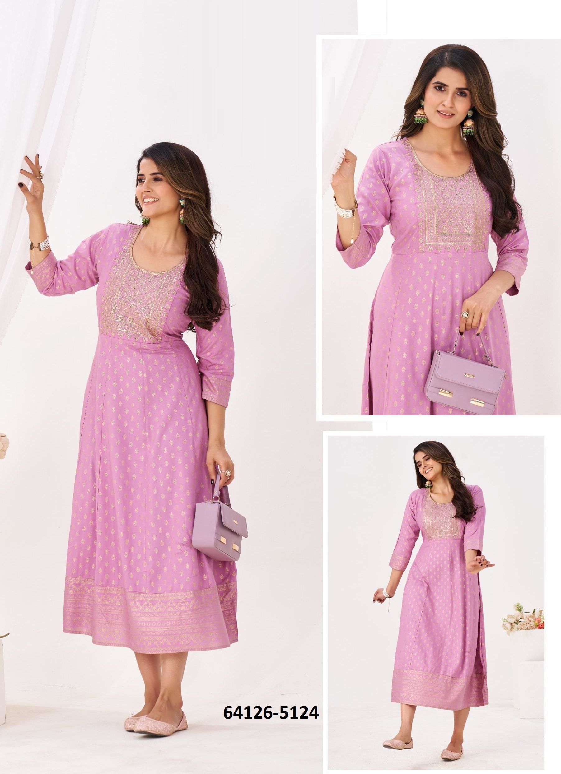 BONJOUR - Catalog # 64126 (Set of 6 Readymade Women's Kurtis / Tops) BONJOUR - Catalog # 64126 (Set of 6 Readymade Women's Kurtis / Tops)