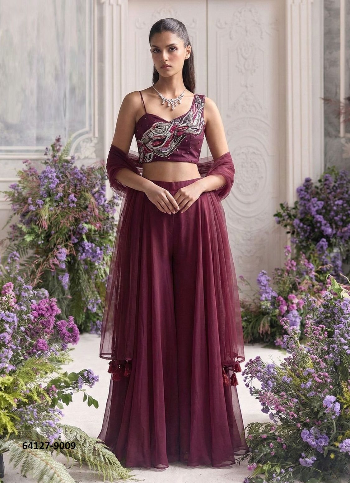 SERIES 9008 - Catalog # 64127 (Set of 2 Indo-Western Outfits)