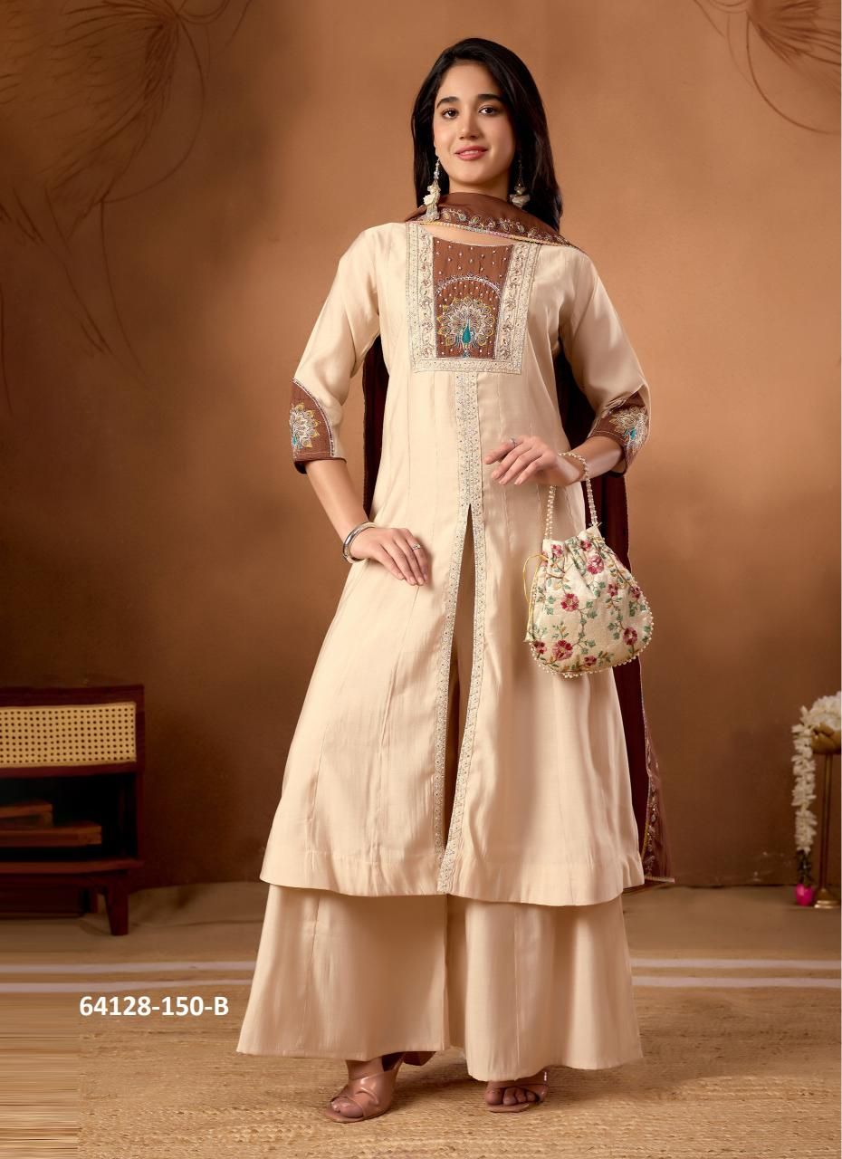 SERIES 150 - Catalog # 64128 (Set of 4 Readymade Salwar Suits) SERIES 150 - Catalog # 64128 (Set of 4 Readymade Salwar Suits)
