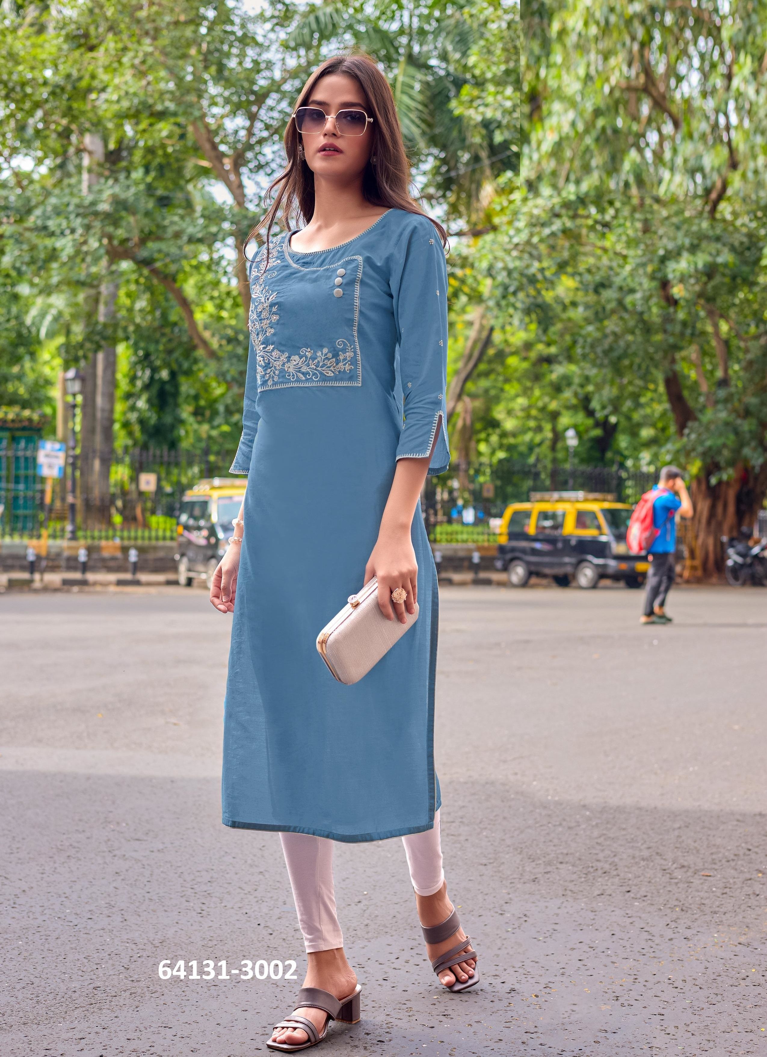 YASHVI - Catalog # 64131 (Set of 6 Readymade Women's Kurtis / Tops) YASHVI - Catalog # 64131 (Set of 6 Readymade Women's Kurtis / Tops)
