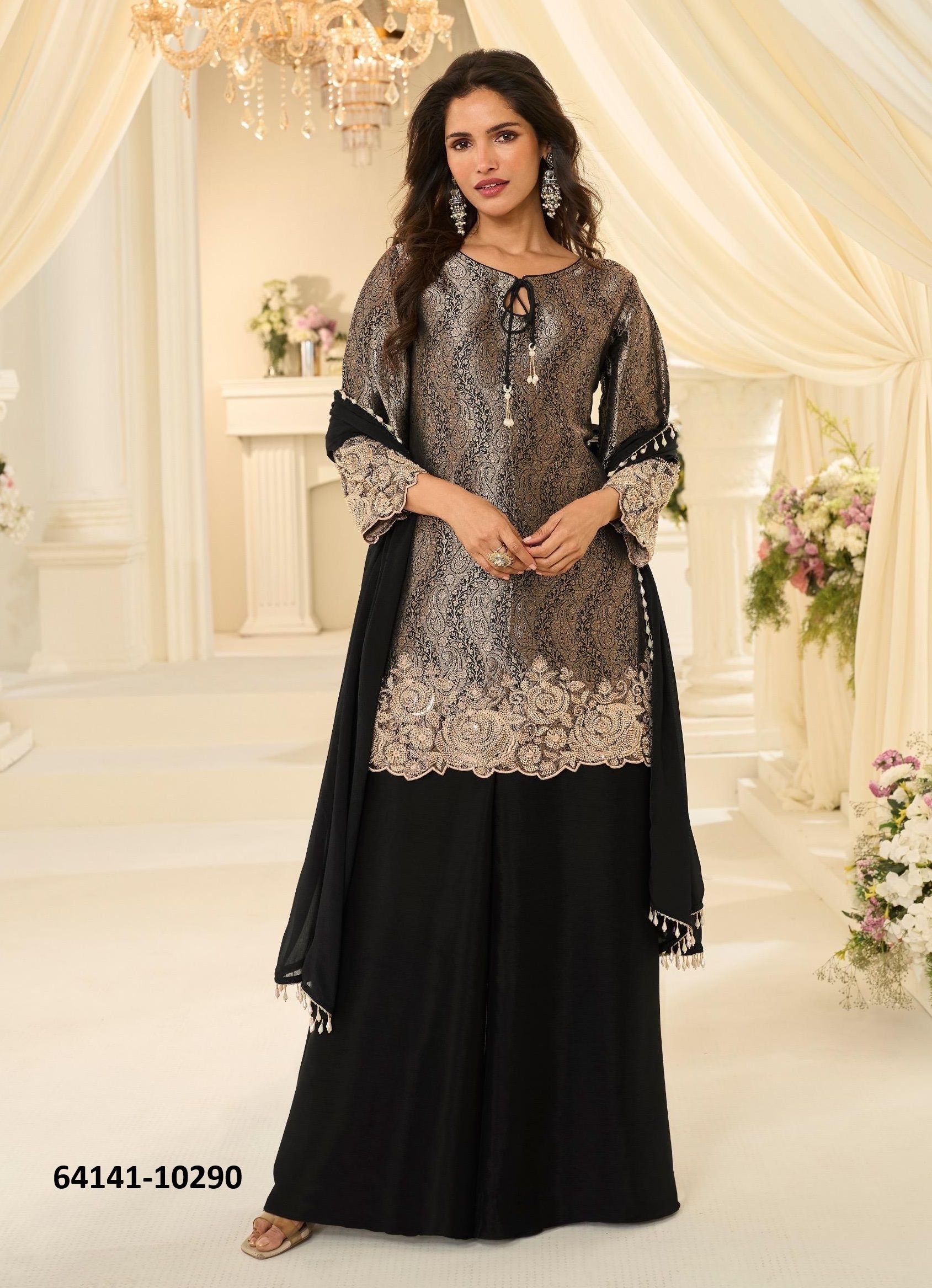 JACQUARD BEADS COLLECTION - Catalog # 64141 (Set of 9 Readymade Salwar Suits) JACQUARD BEADS COLLECTION - Catalog # 64141 (Set of 9 Readymade Salwar Suits)
