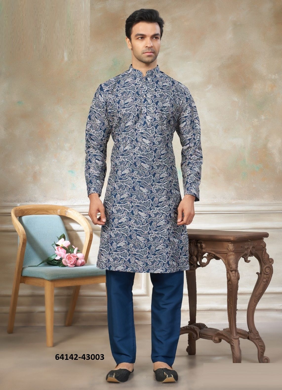 WEDDING COLLECTION - Catalog # 64142 (Set of 6 Men's Ethnic Wear) WEDDING COLLECTION - Catalog # 64142 (Set of 6 Men's Ethnic Wear)